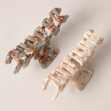 Load image into Gallery viewer, Marble Claw Clip