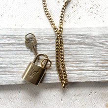 Load image into Gallery viewer, Louis Vuitton Lock Key Necklace