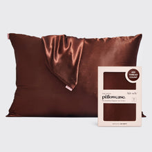 Load image into Gallery viewer, Satin Pillowcase - Chocolate