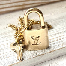 Load image into Gallery viewer, Louis Vuitton Lock Key Necklace