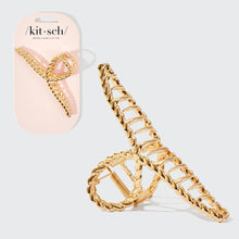 Load image into Gallery viewer, Metal Rope Claw Clip 1pc- Gold