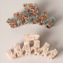 Load image into Gallery viewer, Marble Claw Clip