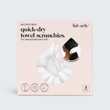 Load image into Gallery viewer, Towel Scrunchie 2 Pack - White