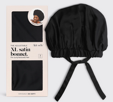 Load image into Gallery viewer, Adjustable Oversized Satin Bonnet