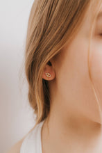 Load image into Gallery viewer, Evil Eye Drop - Rose Quartz - Earring