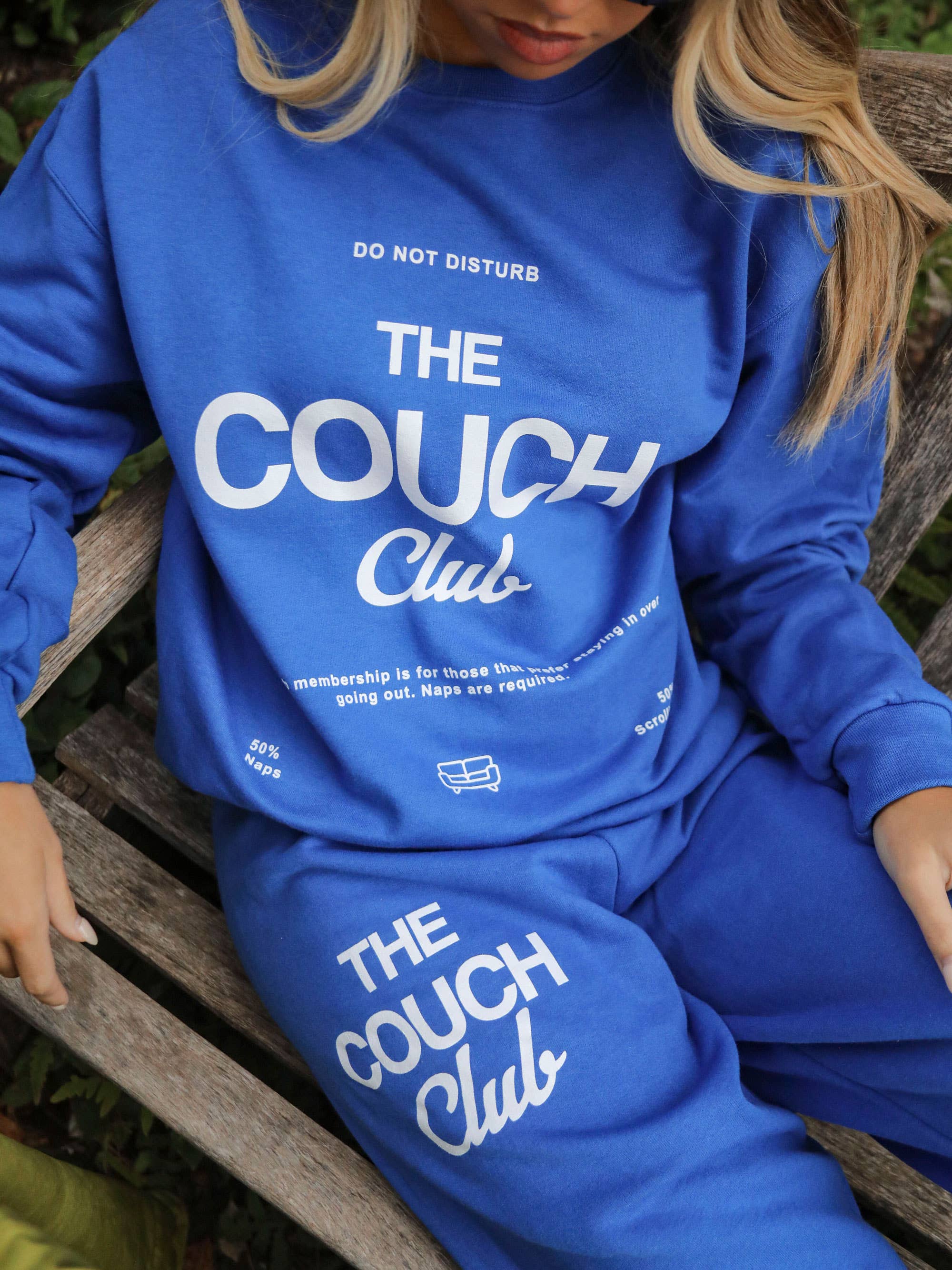 BLUE COUCH CLUB SWEATPANTS