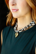 Leopard Scarf necklaces