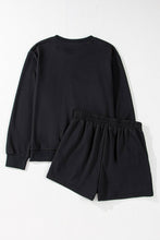Load image into Gallery viewer, GAME DAY Rugby Football Graphic Pullover and Shorts Set: Black / Missy / L
