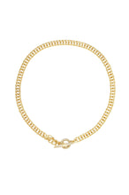 Load image into Gallery viewer, All About That Chain Crystal and 18k Gold Plated Necklace
