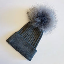 Load image into Gallery viewer, Fur Luxe Beanie: Luxe Black
