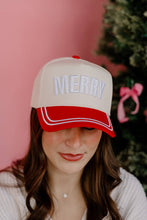 Load image into Gallery viewer, White Merry Puff Hat
