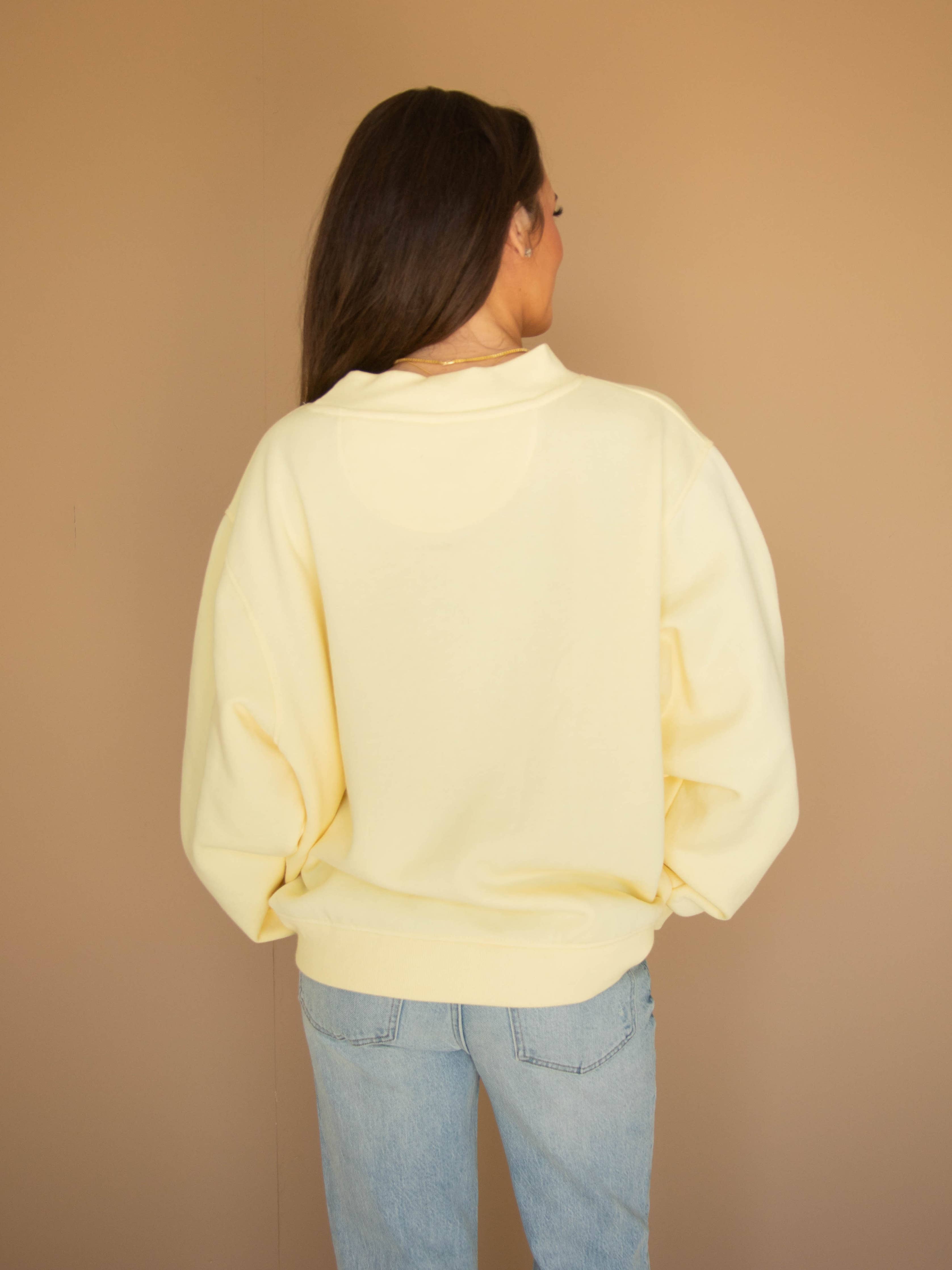 MOTHER MOCKNECK - BUTTER YELLOW