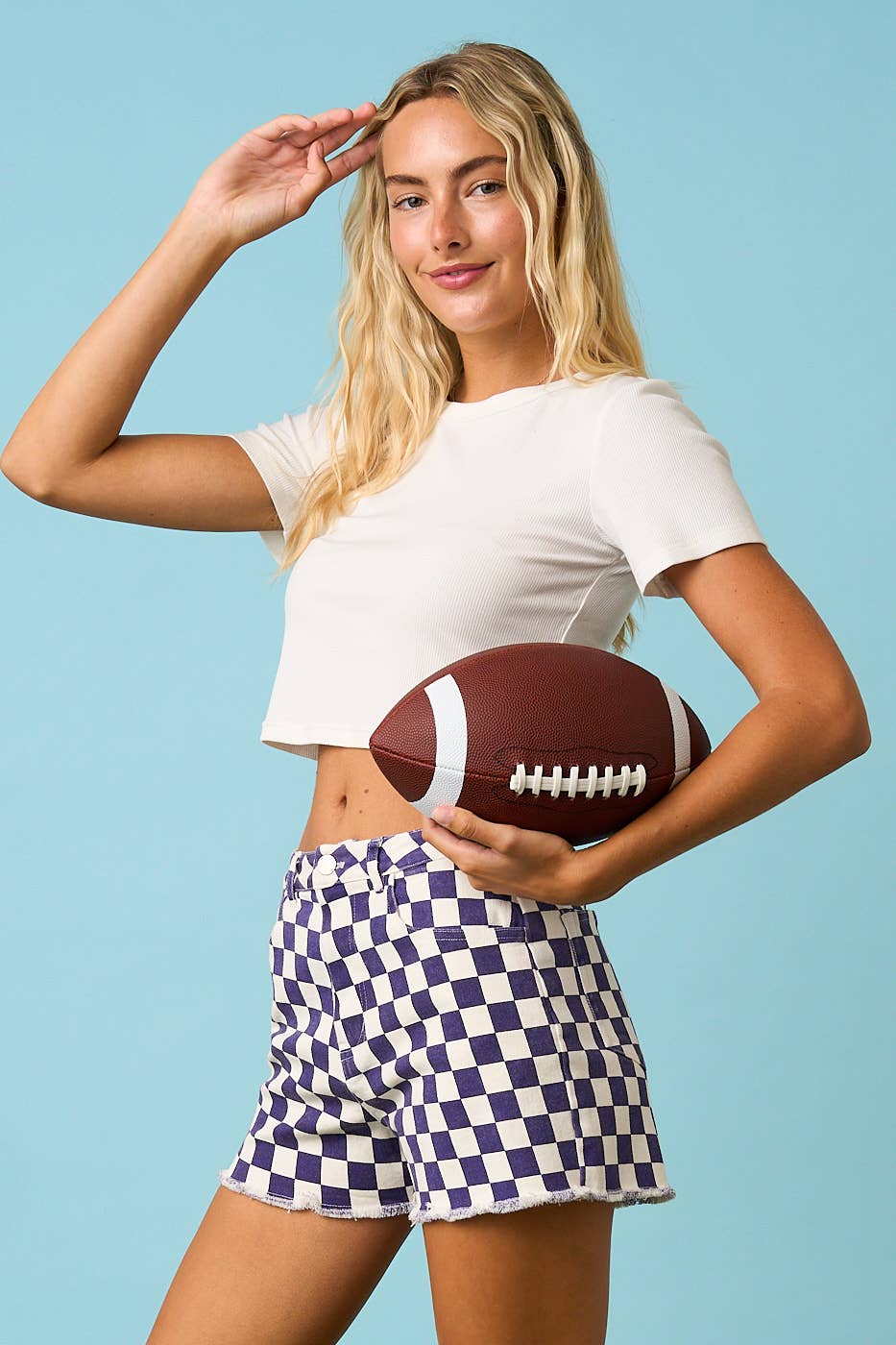 BLACK CHECKERED CASUAL SHORTS