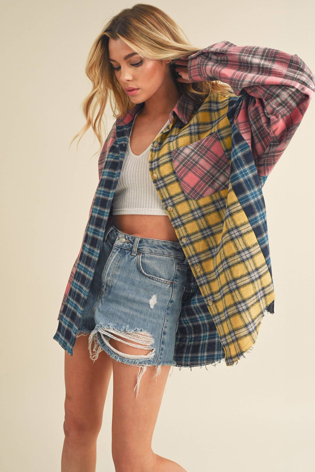 Multi Color Plaid Shirt