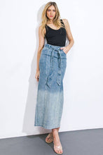 Load image into Gallery viewer, Denim Midi Skirt
