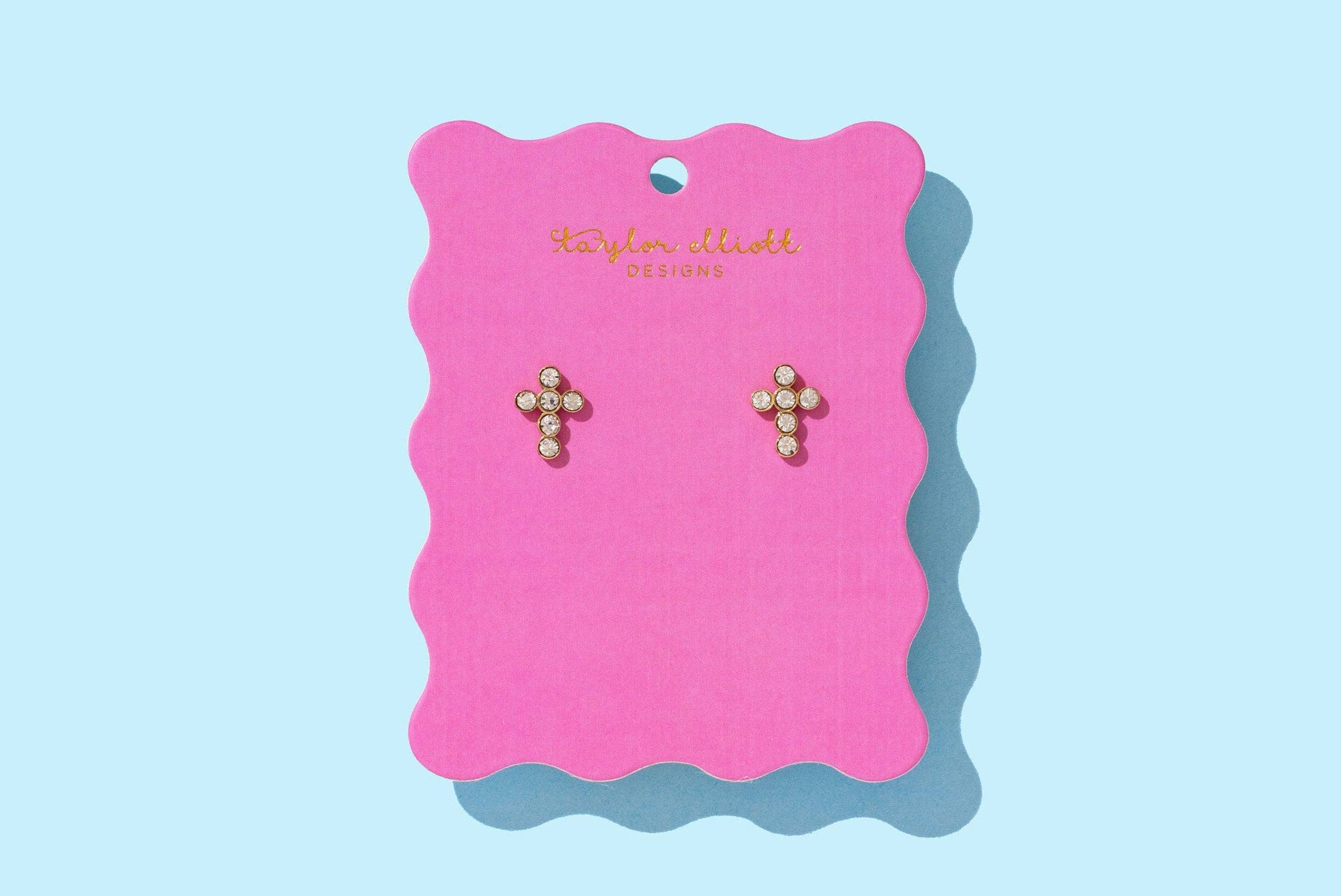 Cross Stud Earrings