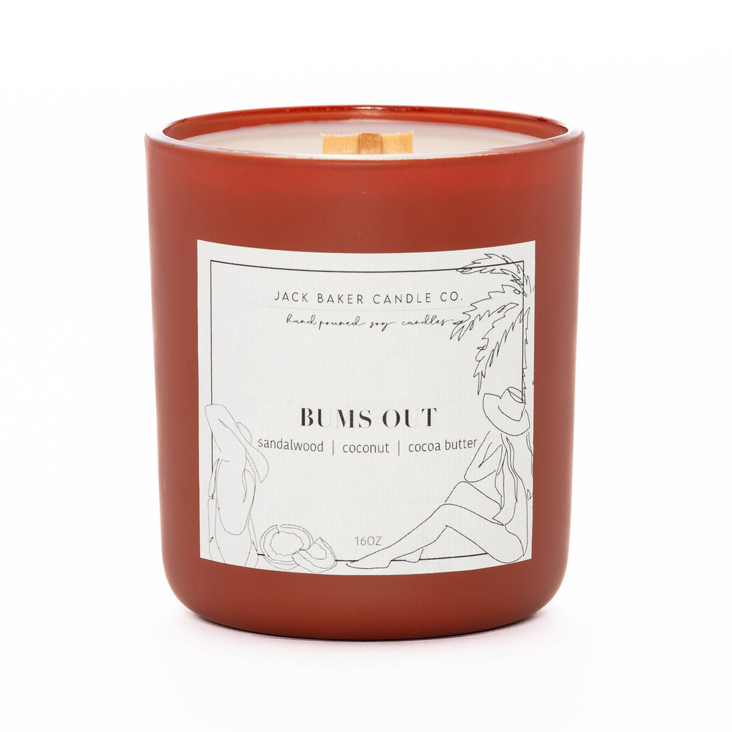 Bums Out - 16 oz Jar Candle