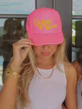 Load image into Gallery viewer, GOING PLACES PINK TRUCKER HAT
