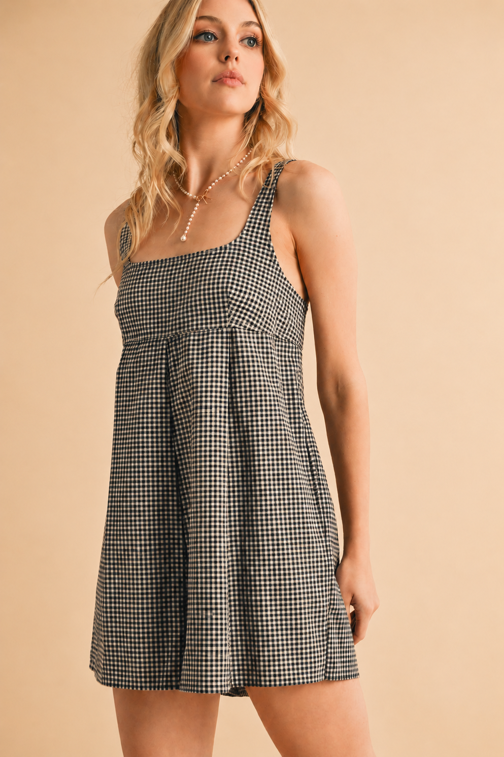 Short Romper: Navy