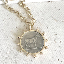 Load image into Gallery viewer, Horse Coin Necklace
