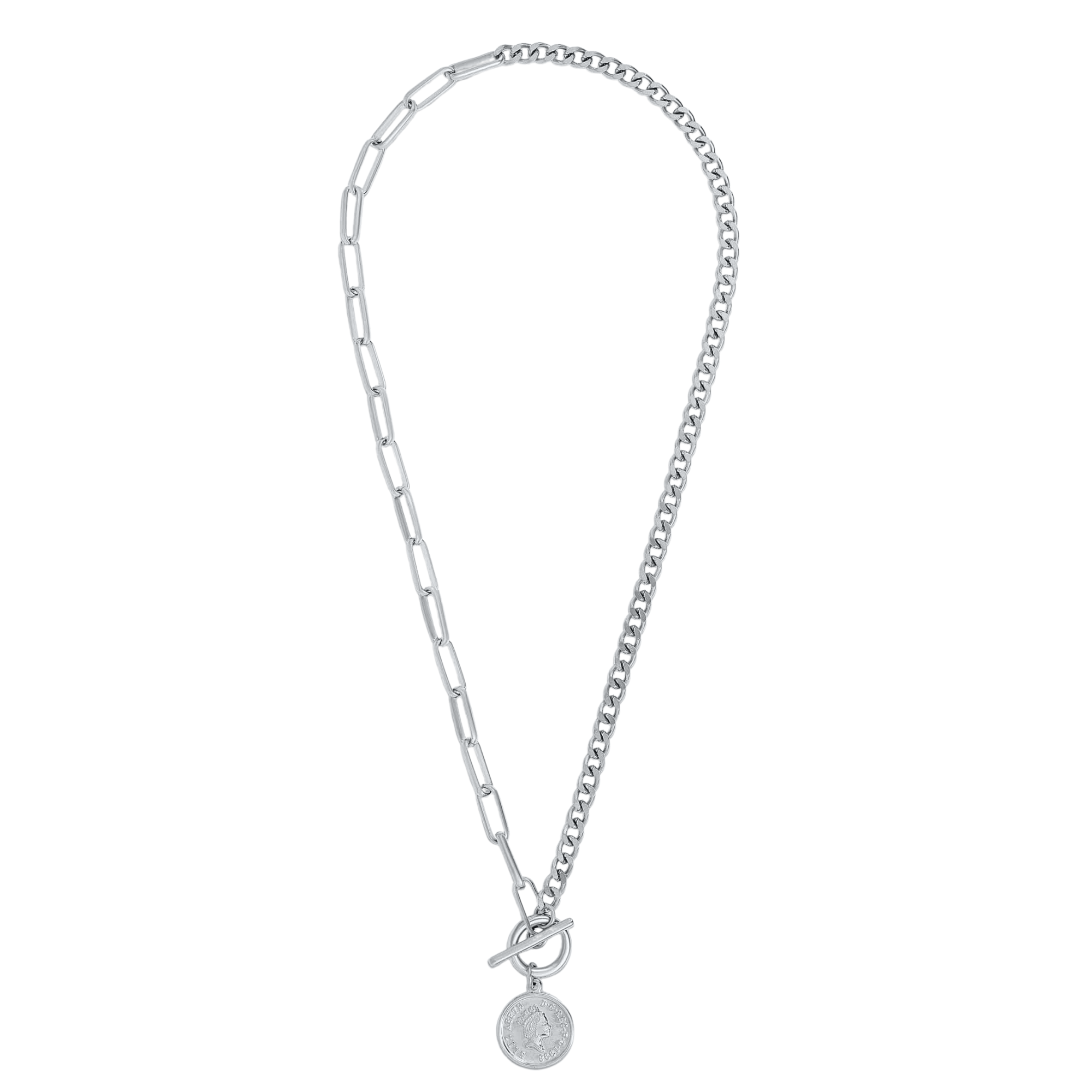 Ellie Vail - Stacie Toggle Chain Necklace: Yellow Gold