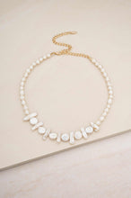 Load image into Gallery viewer, Coastal Views Freshwater Pearl 18k Gold Plated Necklace
