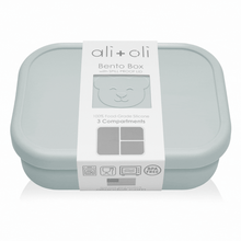 Load image into Gallery viewer, Ali+Oli Leakproof Silicone Bento Box (Blue) Back to School
