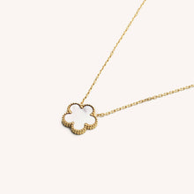 Load image into Gallery viewer, White Shell Flora Necklace

