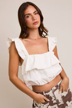 Load image into Gallery viewer, Ruffle Bubble Hem Top

