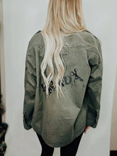 Load image into Gallery viewer, The Boho Army Shacket
