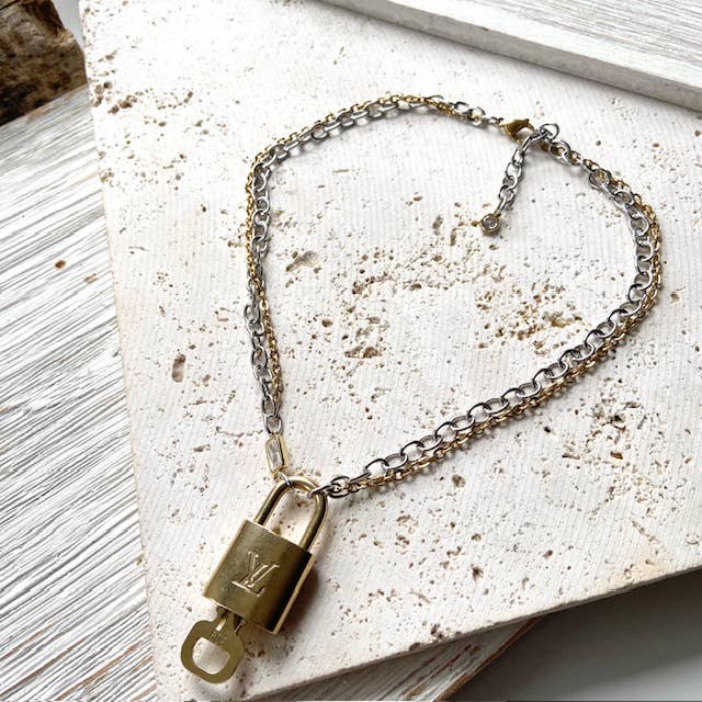 Louis Vuitton Lock Necklace