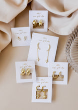 Load image into Gallery viewer, Golden Hoop - Swirl - Earring
