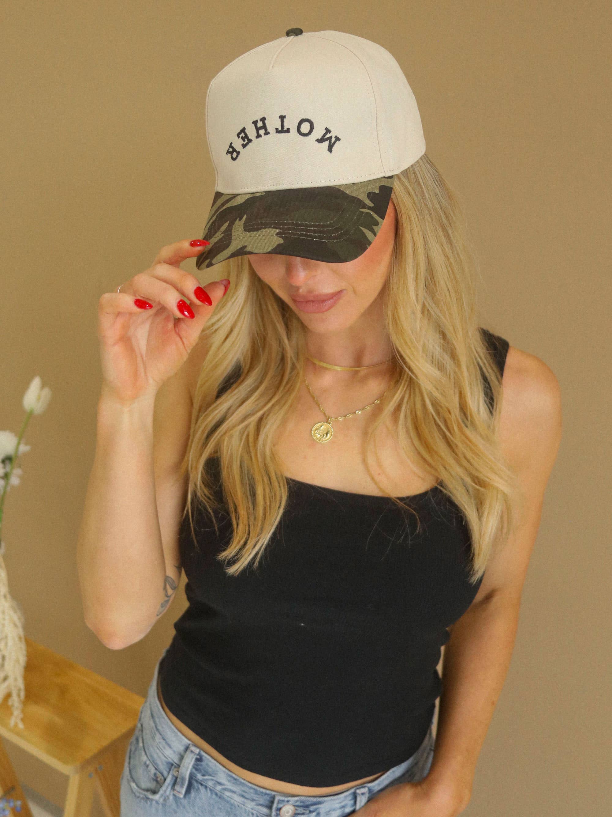 MOTHER TRUCKER CAMO HAT
