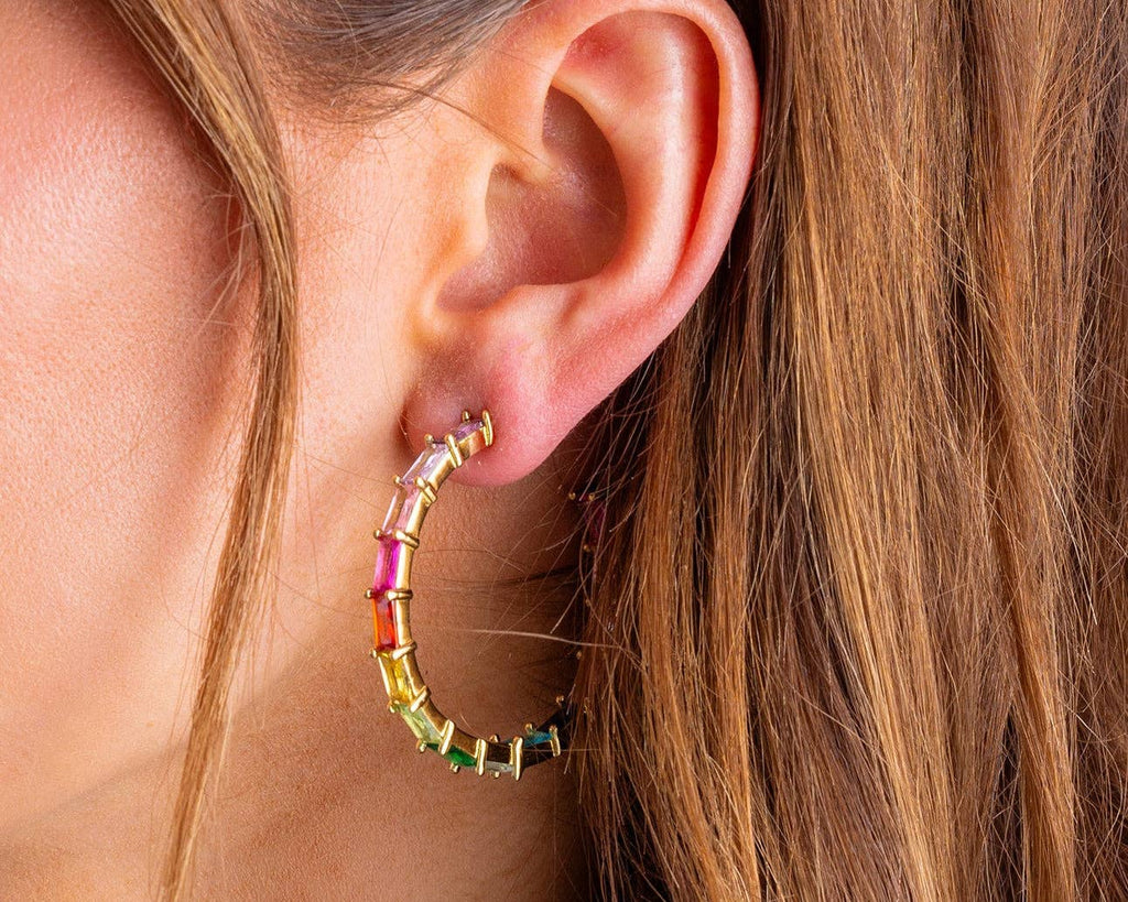 Colorful Hoop Earrings