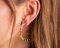 Colorful Hoop Earrings