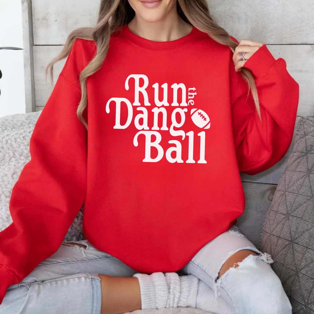 Run The Dang Ball Sweatshirt: Navy / S