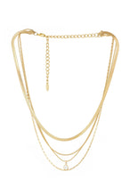 Load image into Gallery viewer, All the Chains 18k Gold Plated Layered Necklace: One Size
