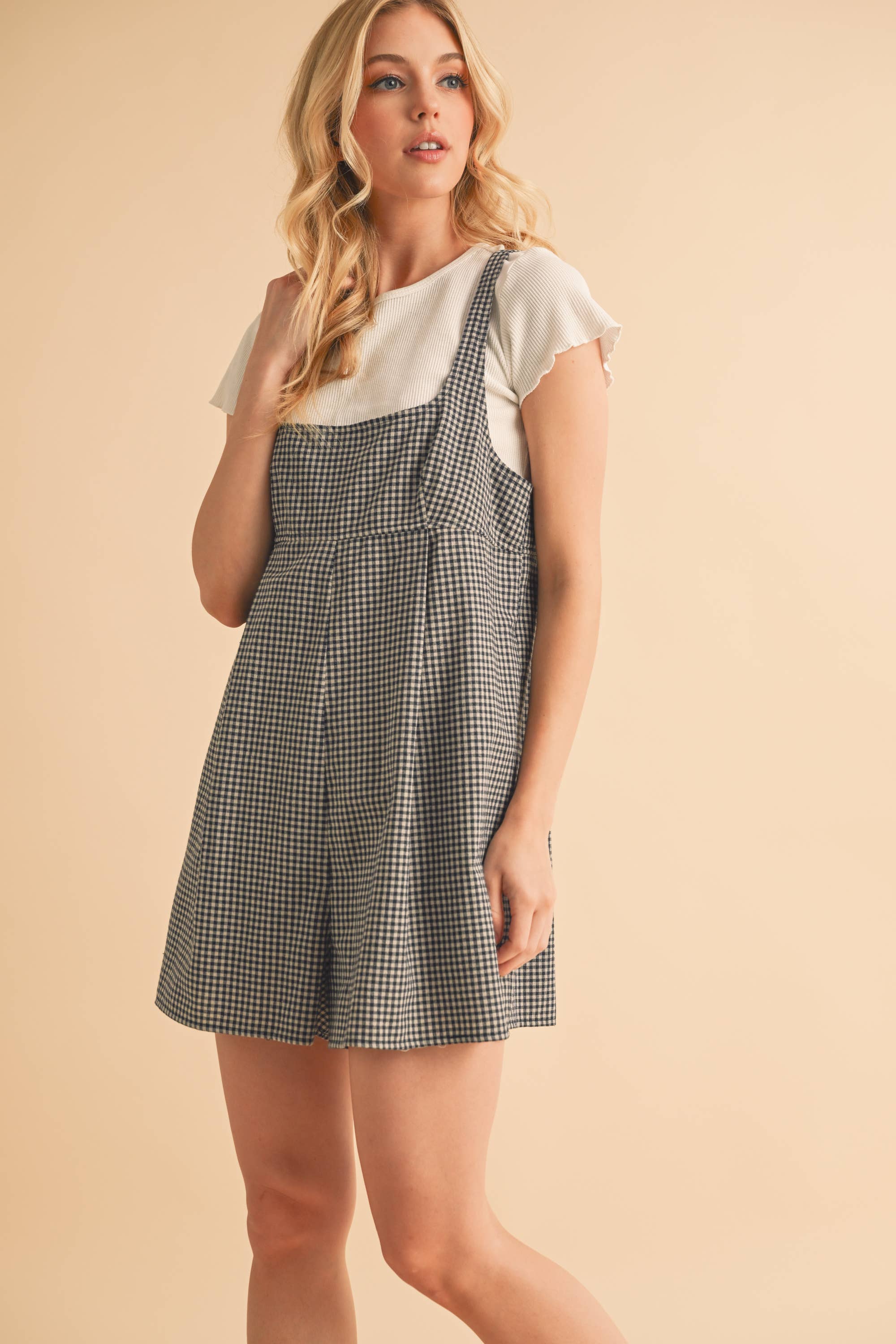 Short Romper: Navy