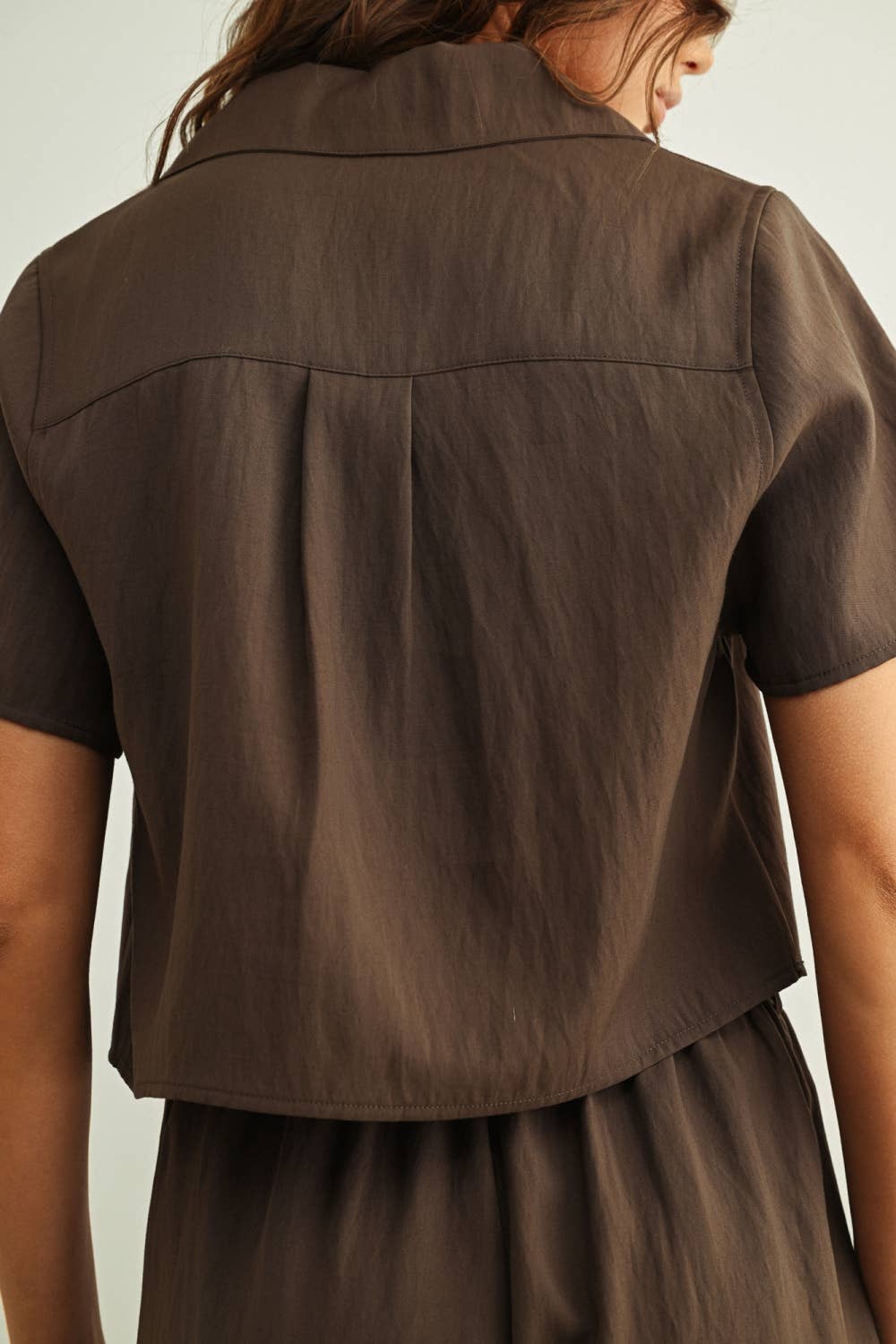 Cropped Button Down