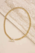 Load image into Gallery viewer, All About That Chain Crystal and 18k Gold Plated Necklace
