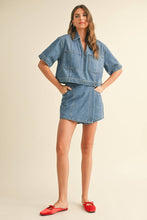 Load image into Gallery viewer, DENIM SKORT
