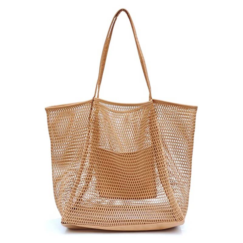 Mesh Beach Sandproof Waterproof Tote