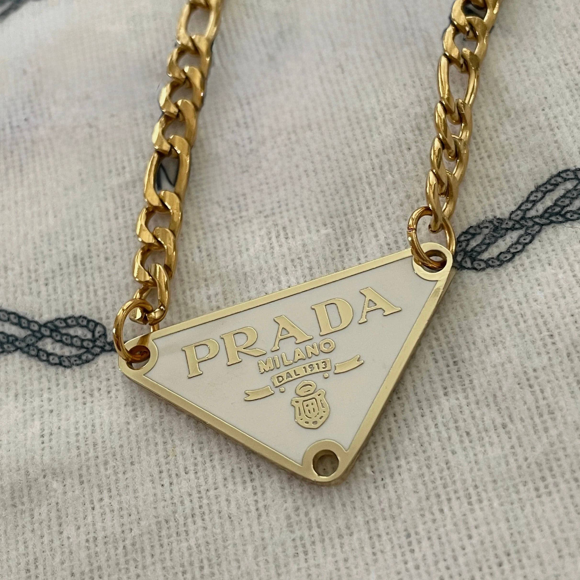 Prada Repurposed Vintage Designer Necklace