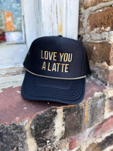 Load image into Gallery viewer, Love You A Latte Foam Trucker

