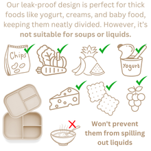 Load image into Gallery viewer, Ali+Oli Leakproof Silicone Bento Box (Coco) Back to School
