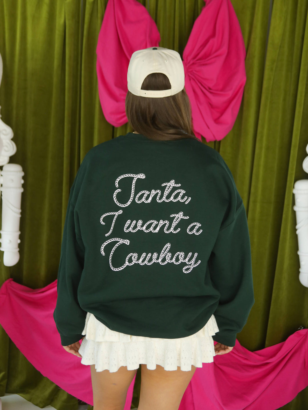 SANTA COWBOY SWEATSHIRT