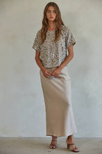 Load image into Gallery viewer, GALA SATIN SKIRT
