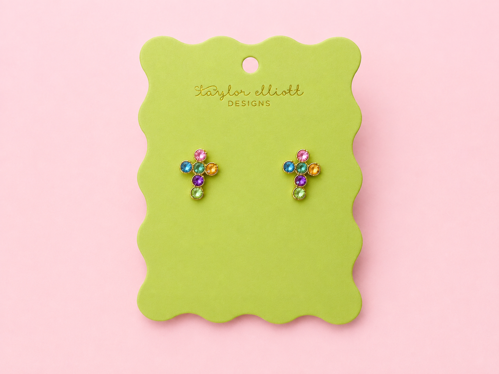 Cross Stud Earrings