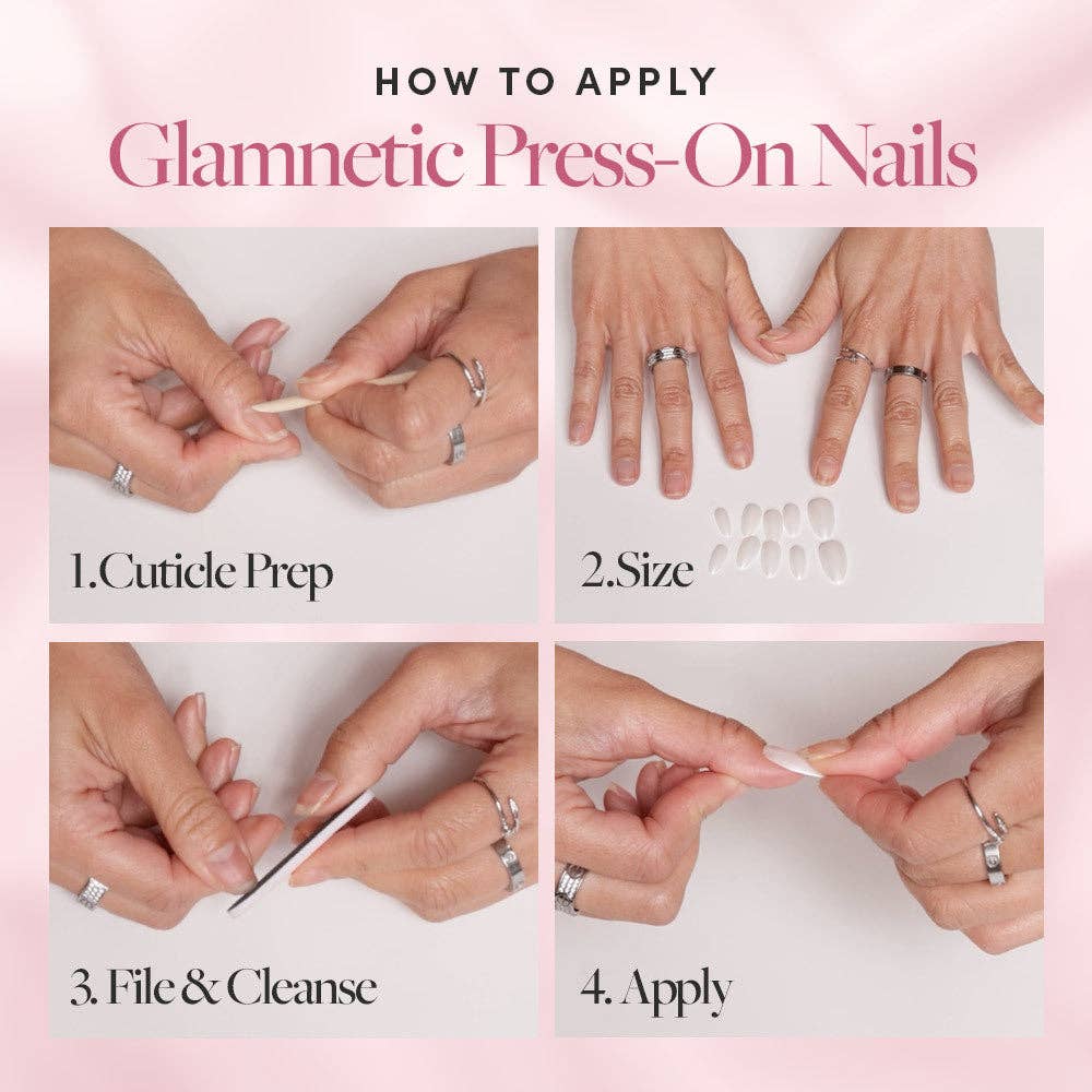 White Swan Press-On Nails