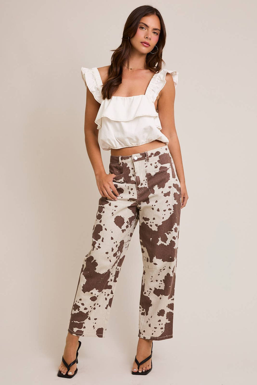 Ruffle Bubble Hem Top
